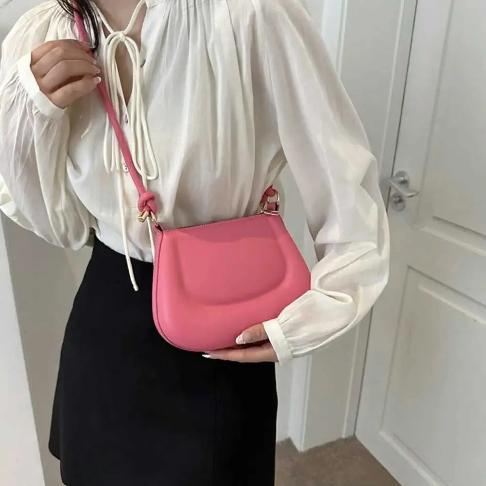 Designer Tasche Mode einfarbig unterwäsche frauen PU leder schulter tasche Y241115_voghion.com