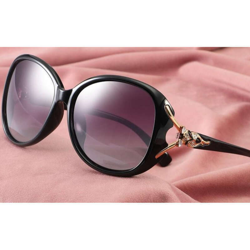 Neue Damen-Sonnenbrille Fox Head Großer Rahmen Hohle koreanische schlanke Sonnenbrille, Modetrend_voghion.com