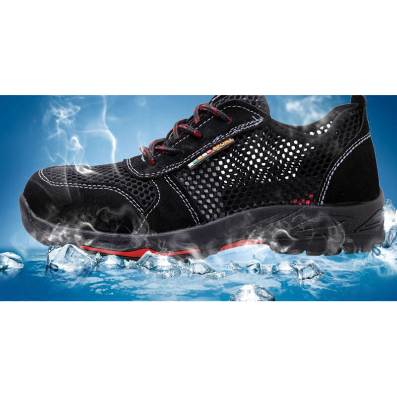 Scarpe casual con suola in gomma, traspiranti, leggere, resistenti all'usura, con maglia larga, protezione del lavoro_voghion.com