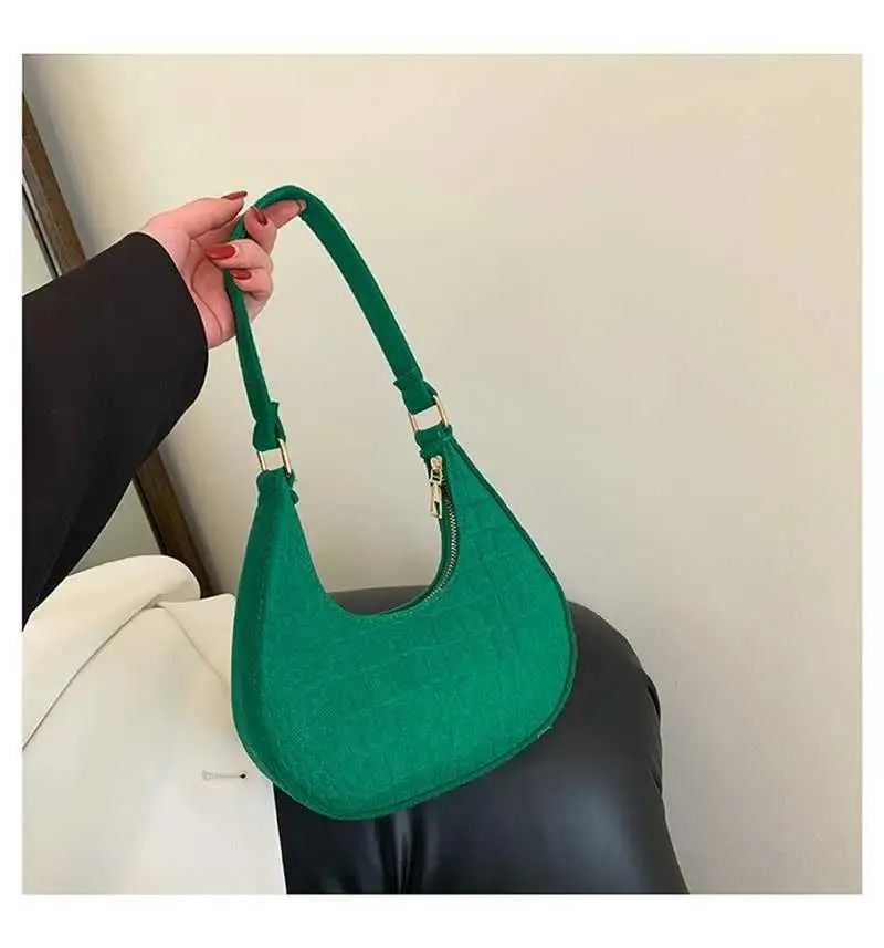 Wen Felt handbag Fi Subliary Designer Exquisite Shoder Bag for women Y241026_voghion.com