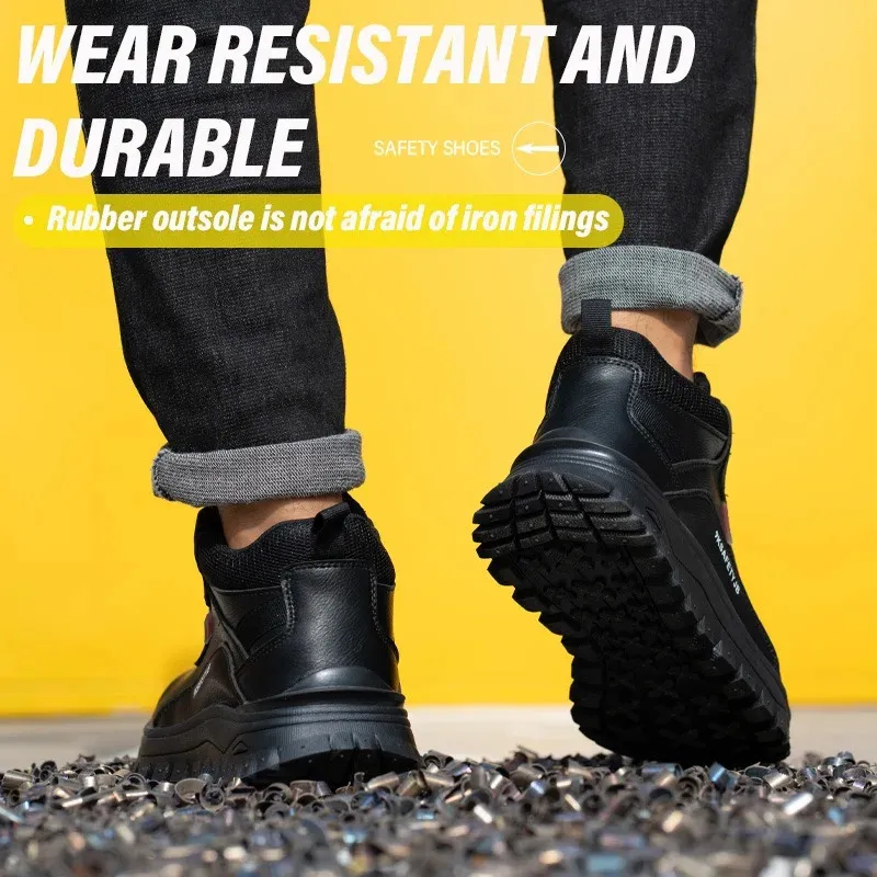 Chaussures de sécurité isolantes 6KV pour hommes, imperméables, antidérapantes, confortables et respirantes (250122)_voghion.com