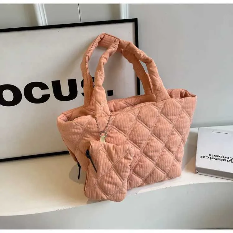 Damen Stepptaschen Set Große Schultertasche Und Handtasche_voghion.com