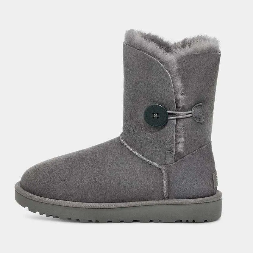 Designer AUS Snow DamesZwarte Enkel Platform Flats Combat Boots Lage Hak Veterschoenen Leren Kettingen Gesp Dames Kinderen_voghion.com