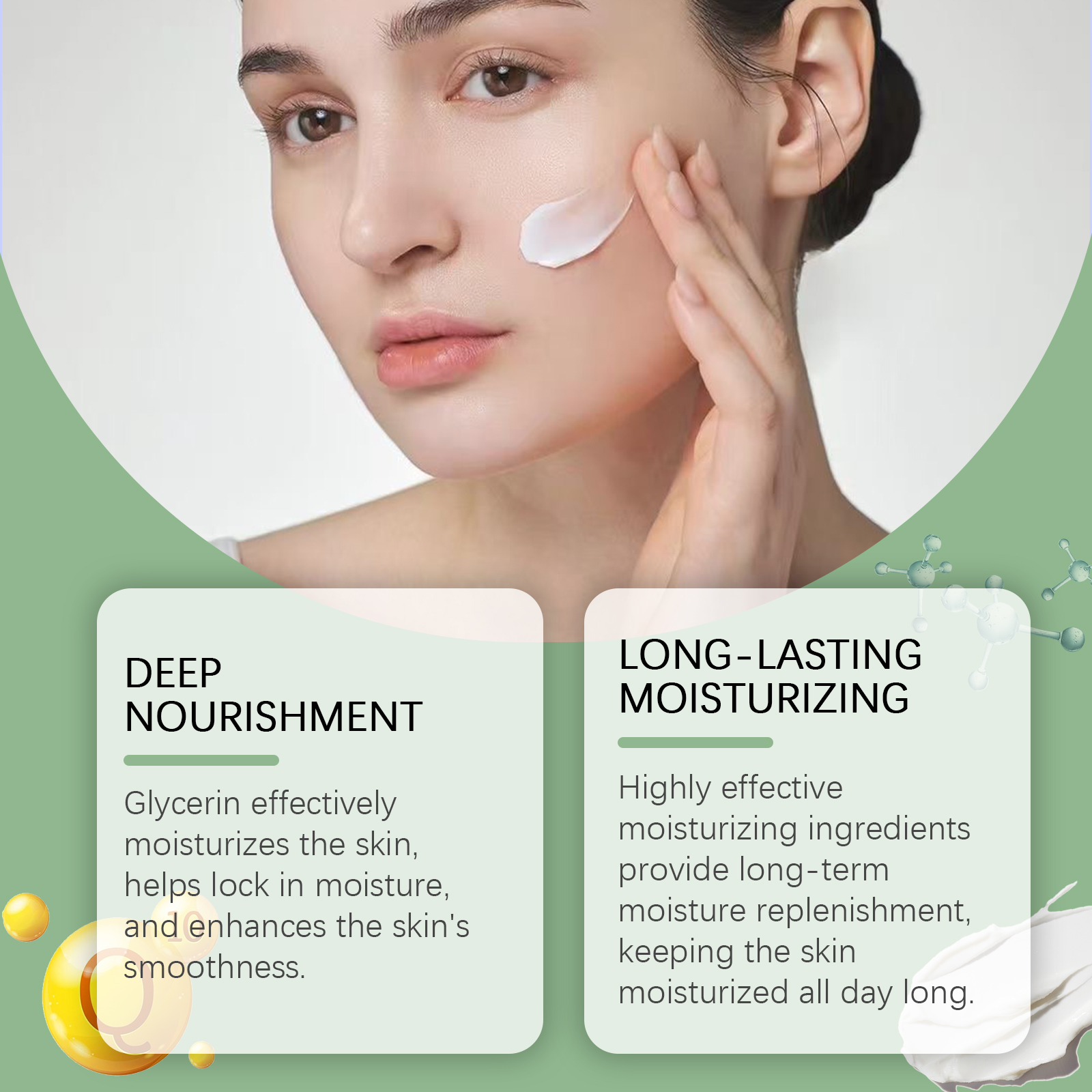 West&Month Moisturizing Moisturizer Gentle Moisturizing Facial Skin Repair Dry Moisturizing Moisturizing Face Cream_voghion.com