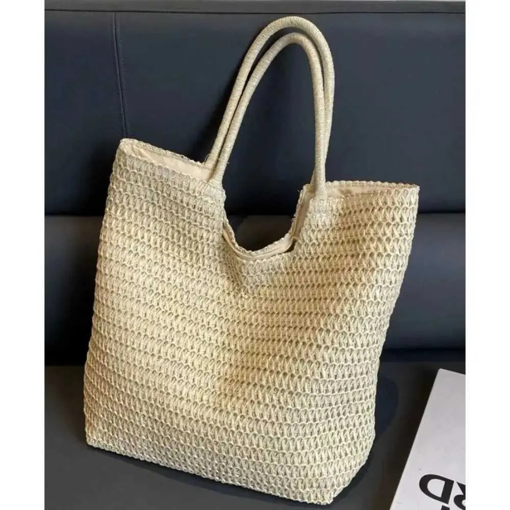 Wenhaitan vintage handmade woven Str shopping bag Bohen womens summer travel shoulder casual handbag Y241026_voghion.com
