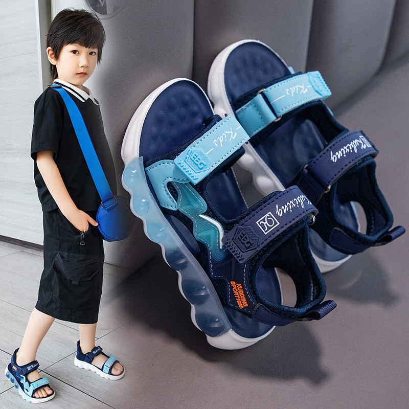 24 Sommer Neue Kindersandalen für Jungen Mädchen Freizeit Strand Sport Weiche Sohle Leichte und Bequeme Schülerschuhe_voghion.com