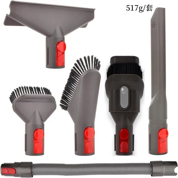 Vacuum Cleaner Attachment Set, Six-piece Hose Series Suction Kit_voghion.com