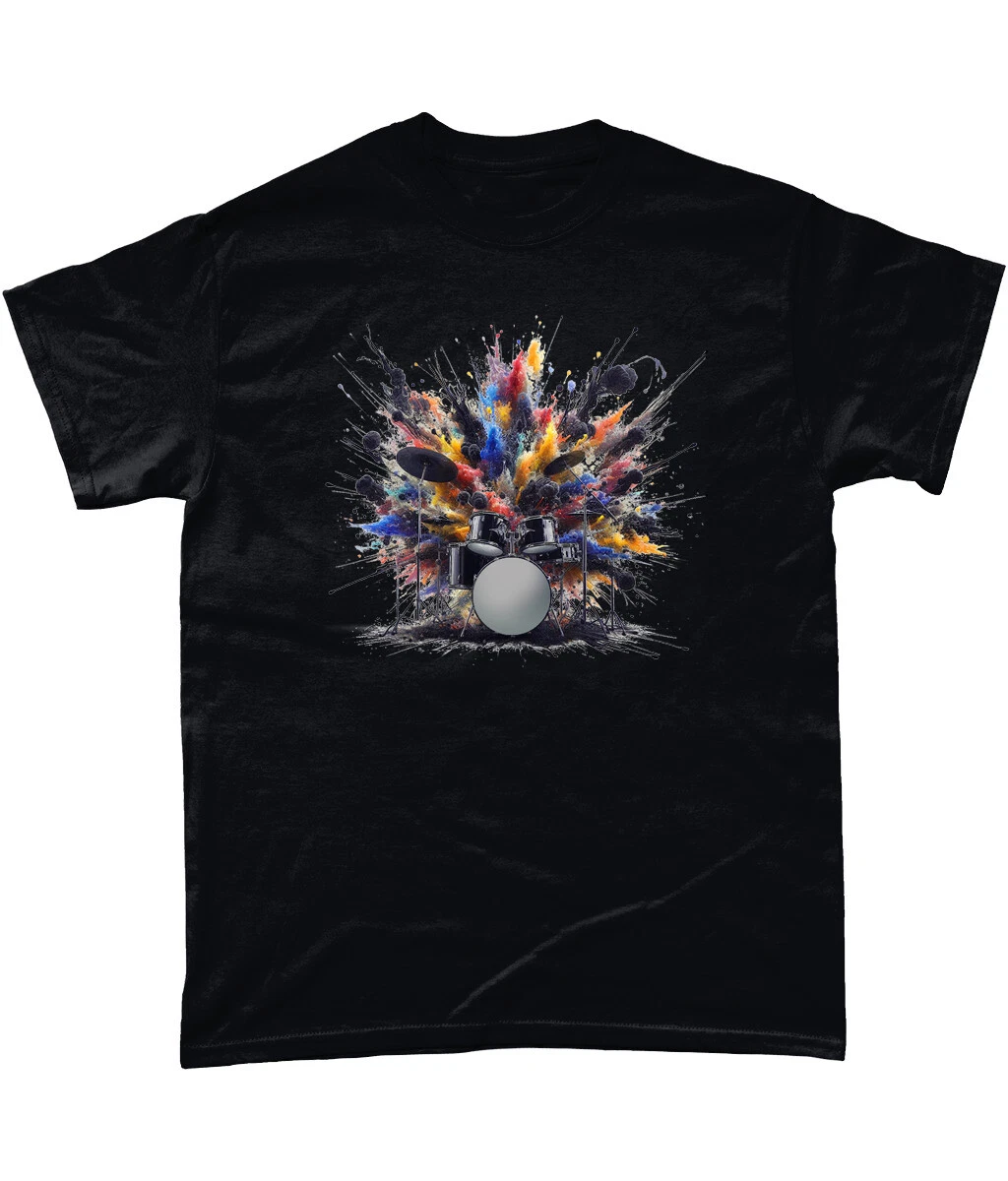 Exploding Drums The Who Keith Moon T-shirt For Men And Women_voghion.com