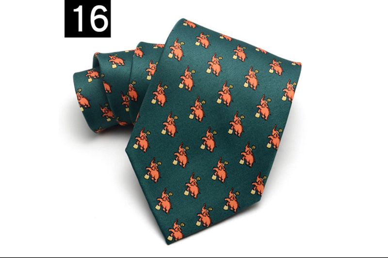 Trendy Men's Casual And Modern Fashion Collar, 9CM Wide Tie, Suit Accessories, Hand Printed TIE_voghion.com