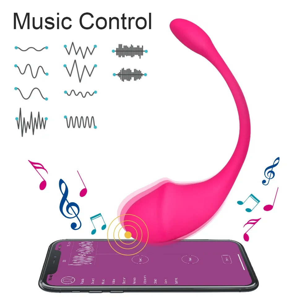 Wireless Bluetooth G-spot Vibrator With App Control For Women_voghion.com