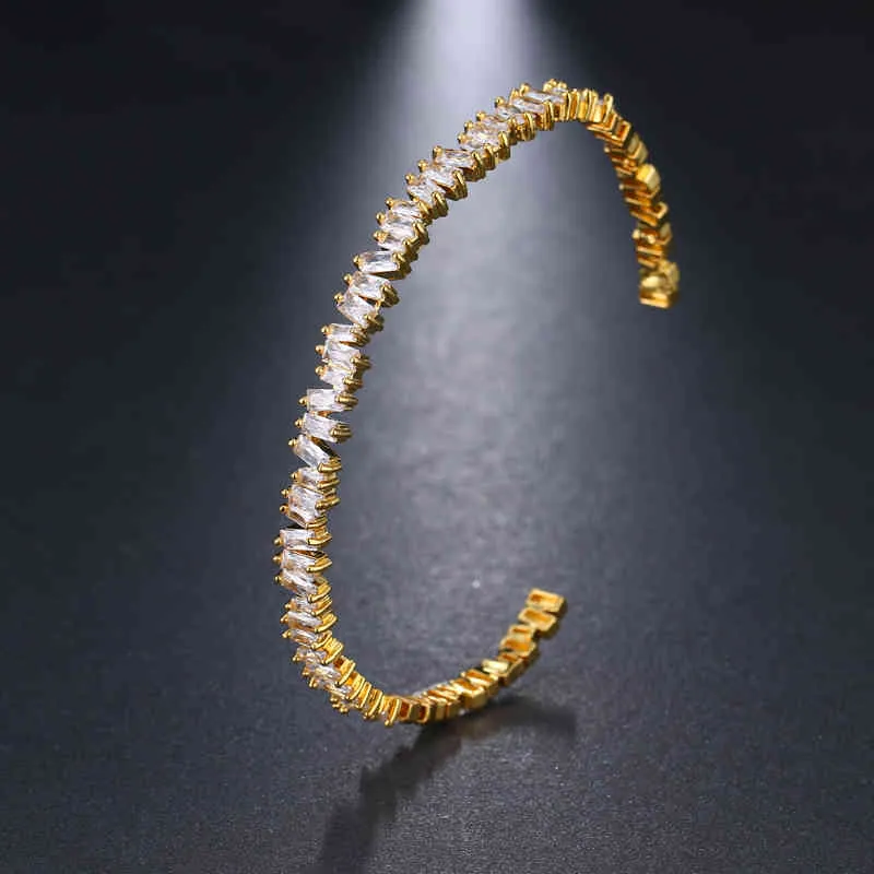 Emmaya Gold Farbe Mit Aaa Cz Perlen Manschette Armbänder & Für Frauen Mode Schmuck Pulseiras_voghion.com
