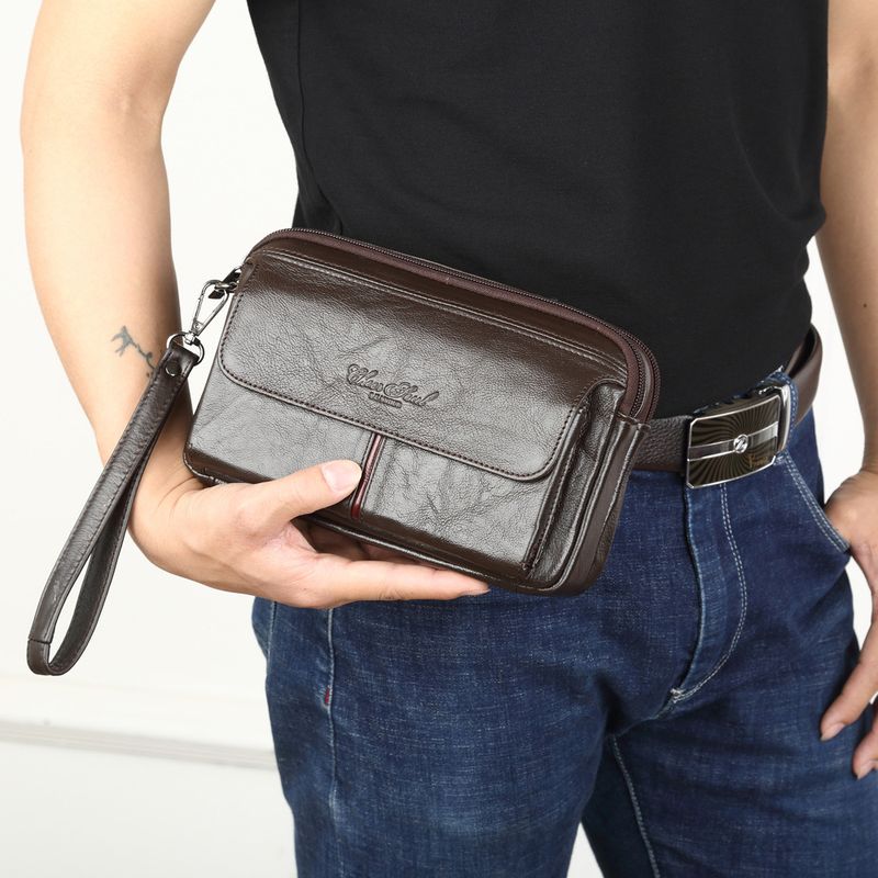 Business echtes leder herren handtasche brieftasche, pratico stirnd schicht, rinndsleder handtasche, schlüssel tasche_voghion.com