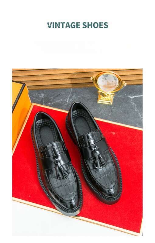 Men's Oversized Casual Leather Spring Autumn 2023, Fashionable And Versatile. Stylist Kicks On Lefu For Men's Shoes_voghion.com