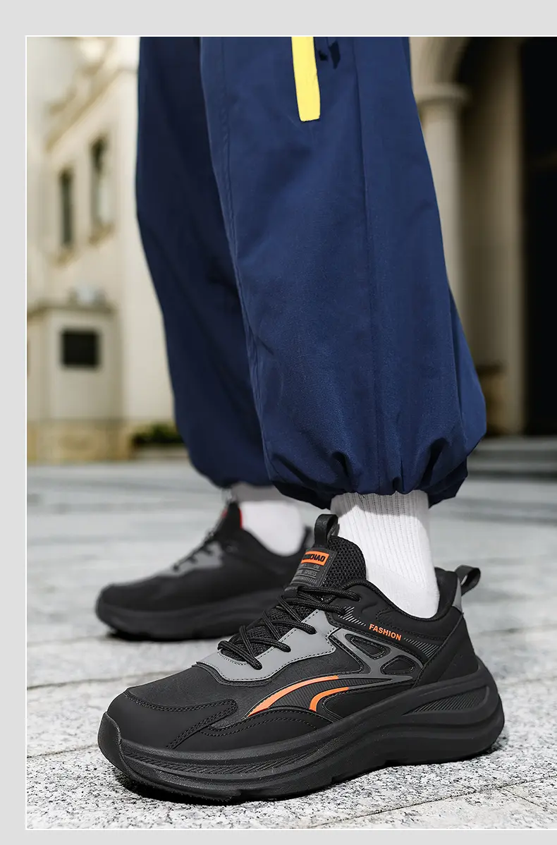 Herren Outdoor Freizeitschuhe Rutschfeste Plateauschuhe Dad Shoes_voghion.com