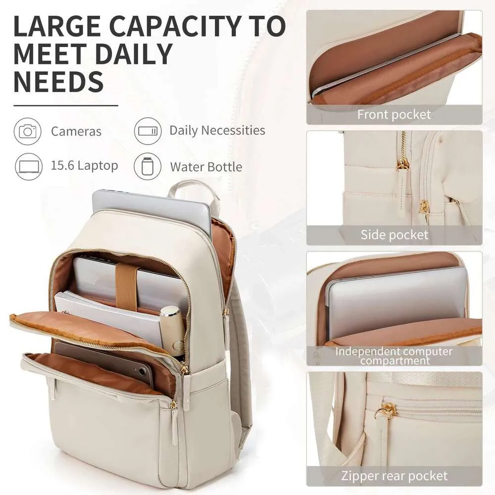 Designer 2025 Laptop For Women 15.6 Inch Computer Cute Travel Purse Waterproof Work Business Teacher Bags Carry On_voghion.com