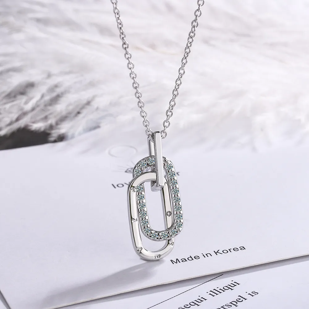 Hangerketting voor moeder en dochter met inlegwerk_voghion.com