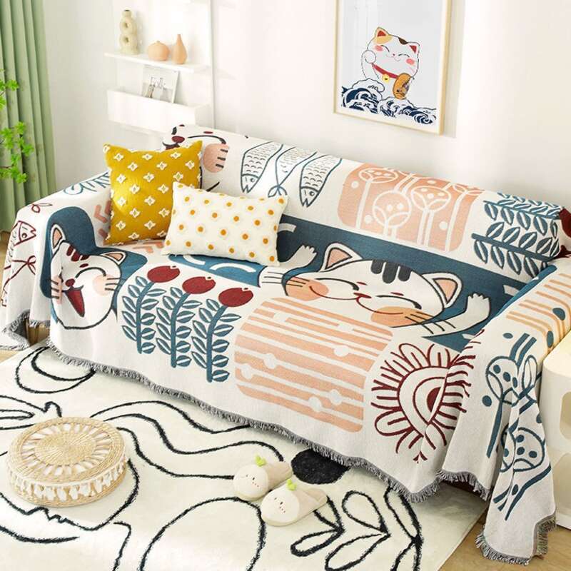 Summer Napkin Cloth Full Sofa Cushion Cover Blanket Single Triple Four-season Universal_voghion.com