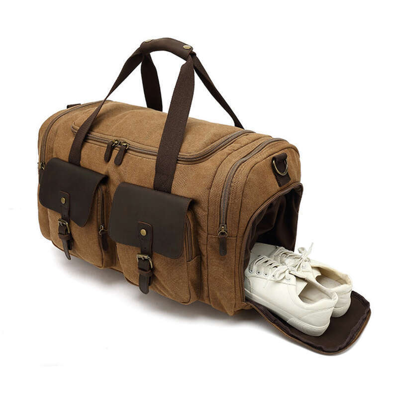 Bolsa de gimnasio para yoga de gran capacidad con equipaje de techo, ideal para viajes largos y cortos, con lona para móvil y diseño de caballo loco._voghion.com