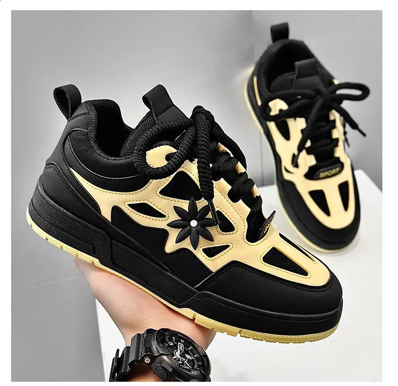 High Quality Running For Men Breathable Sport Shoes Skateboard Comfy Male Footwear Chunky Casual Sneakers Tenis_voghion.com