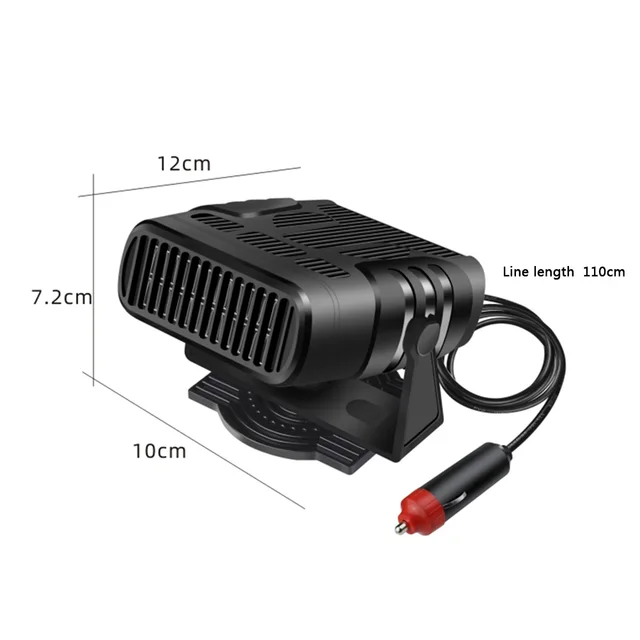 Ventilador de Refrigerador de Ar Desembaçador de Pára-brisas Descongelador Aquecedor Dispositivo de Aquecimento Portátil Decoração de Carro Pessoal ao Ar Livre_voghion.com