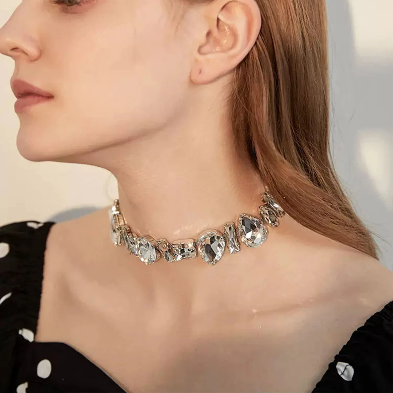 Chains Elegant Clavicle Chain Necklace Easily Wear Lightweight For Showing Unique Personality_voghion.com