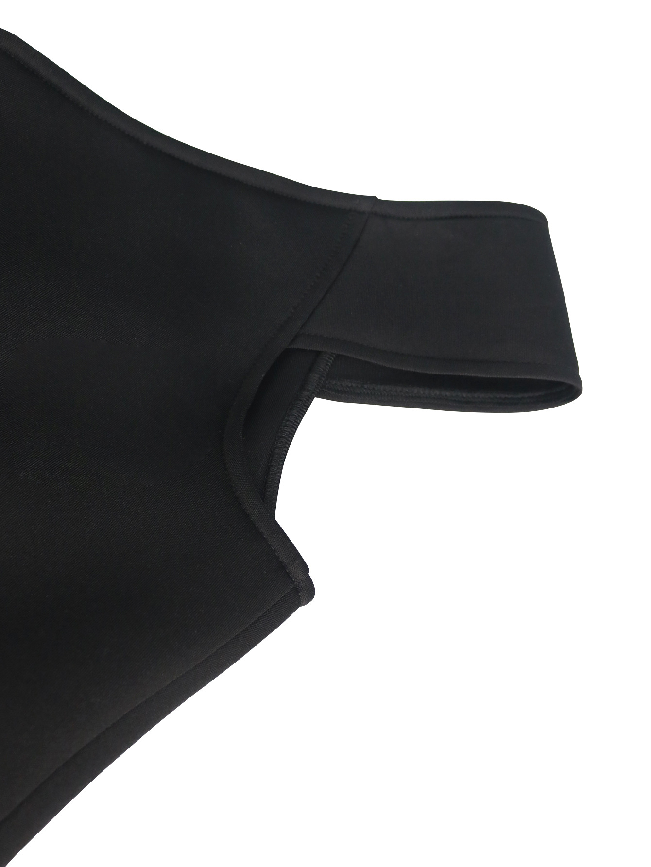 Robe licou avec col à épaules dénudées, robe de banquet sexy à bordure croisée_voghion.com