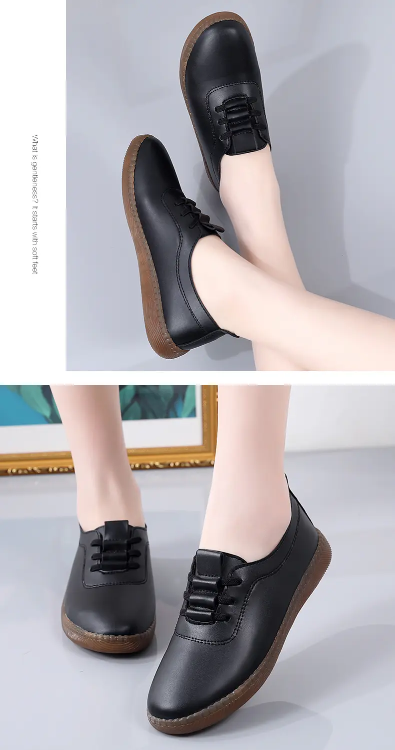 Comfortable Soft Soled Non Slip Flat Loafers For Women Casual_voghion.com