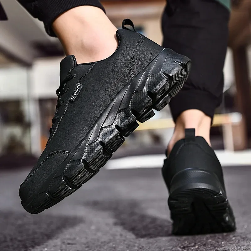 Running Leather Waterproof Durable Mens Walking Sports Shoes Atillas Racortivos Hombre 241015_voghion.com