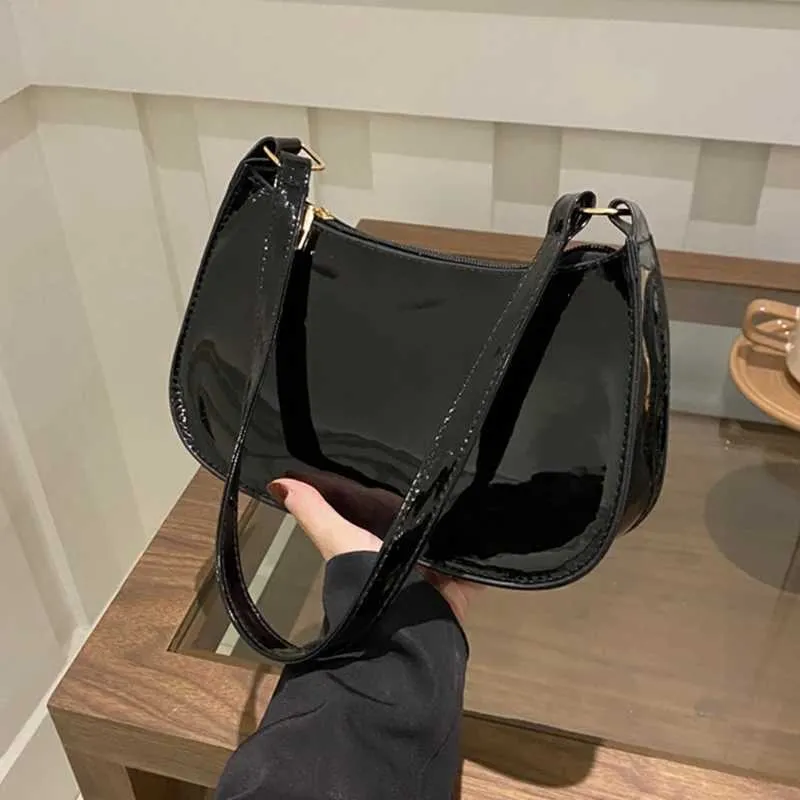 Sac de créateur rétro couleur unie en cuir PU sac à bandoulière pour sous-vêtements mode décontracté sans-abri portefeuille et sac à main pour femme_voghion.com