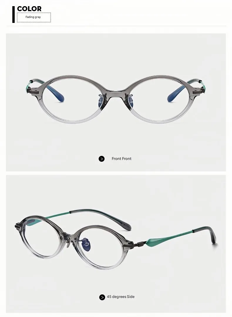 2025 Nuovi occhiali da vista in acetato, leggeri, ovali, con montatura completa, stile retrò, per uomo e donna_voghion.com