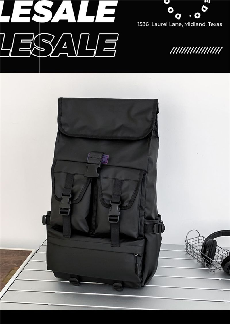Herren High-End-Sinn, große Kapazität Freizeit Reise Computer Tasche, Arbeitskleidung, Roll Mund wasserdichter Rucksack,_voghion.com