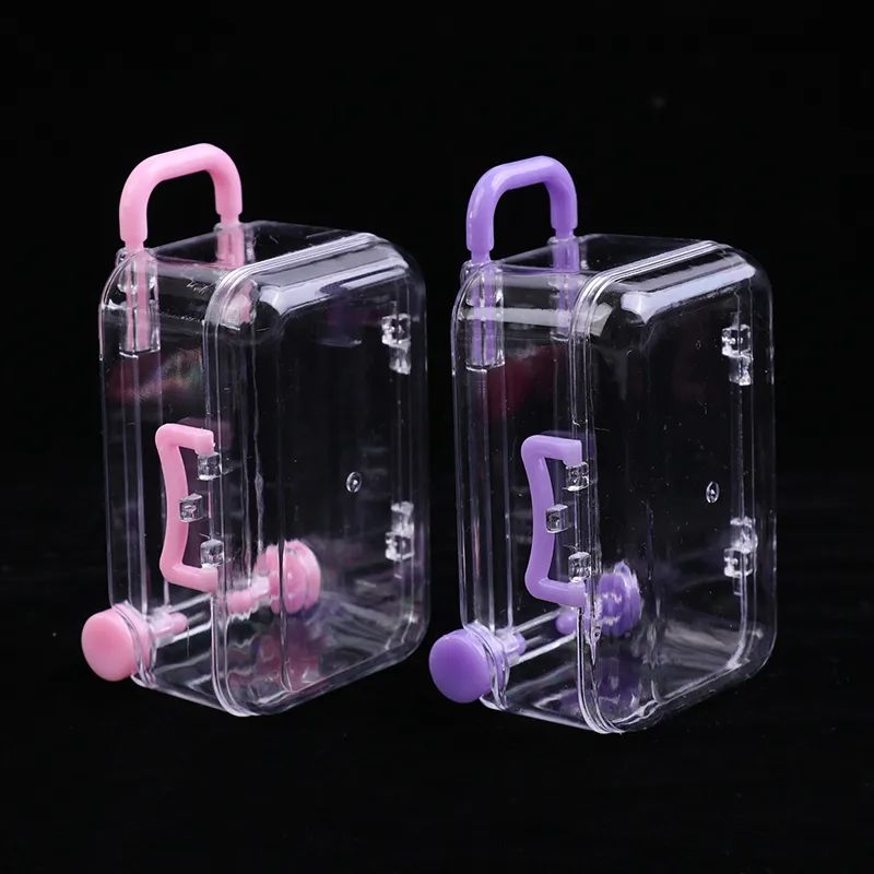 1 boîte à bonbons 5 x 7 cm pour maison de poupée, mini valise à roulettes, grand sac à main, modèle décoratif_voghion.com