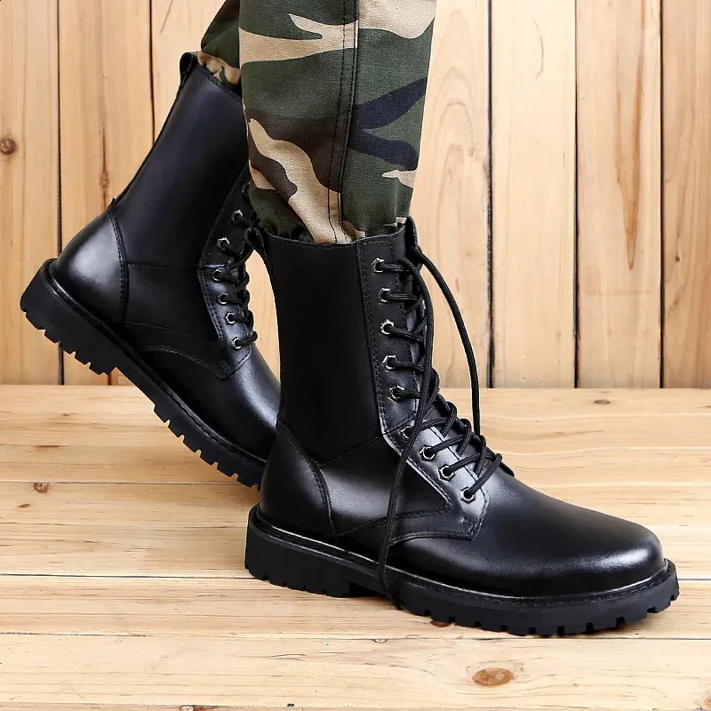 Herren Winter Stiefel Aus Leder Wasserdicht Warm Gefüttert_voghion.com