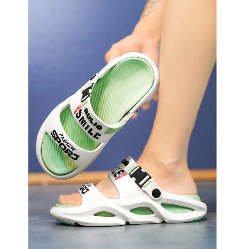 Men's Slippers, Summer Outdoor Wear, Non-slip Thick Sole, With A Sense Of Stepping Shit, Bathroom, Beach,_voghion.com