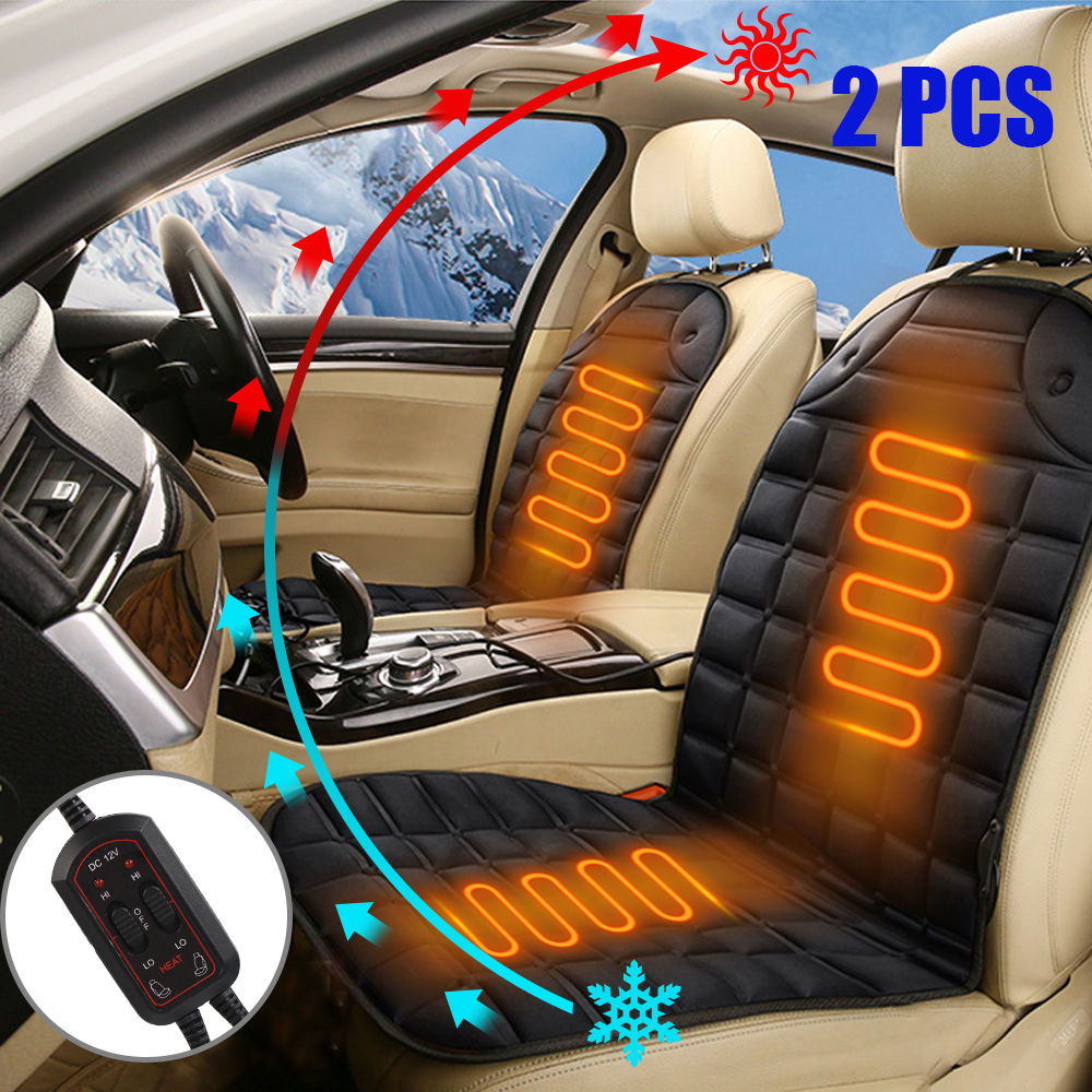 Winter Household Heating 12V Heated Car Cushion Cover Hot Keep Warm Electric Seat Heater_voghion.com