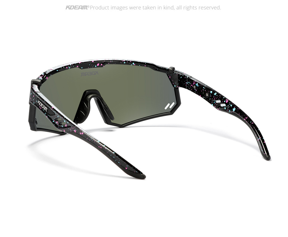 2023 Nieuwe Europese en Amerikaanse KDEAM Eendelige zonnebril Gepolariseerde Outdoor Fietsbril TR90 Sportbril 0722_voghion.com