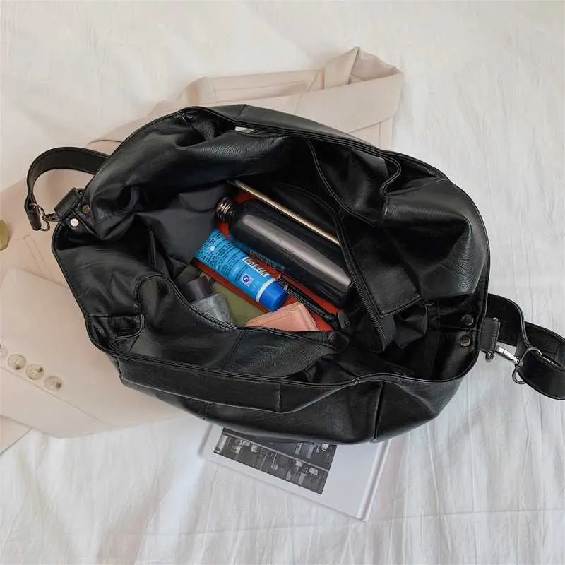 Modne ženske torbice, velike ženske torbe za rame za putovanja i vikend kupovinu, ženstvene torbe od mekane kože, bijele_voghion.com