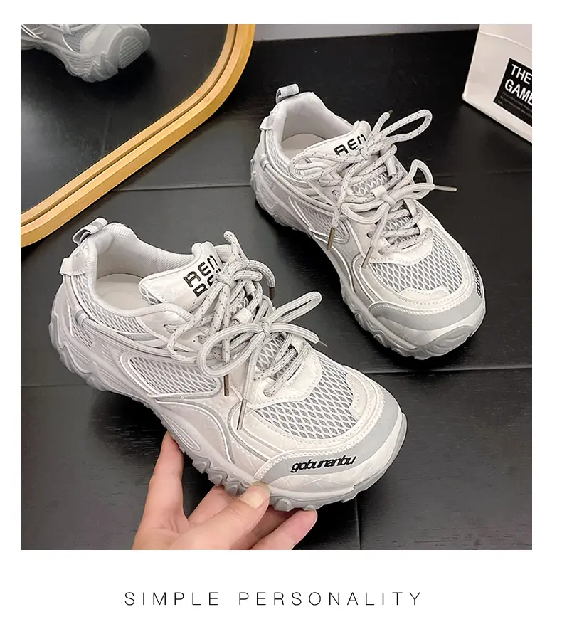 Damen Freizeitschuhe Aus Atmungsaktivem Mesh Mit Weicher Sohle_voghion.com
