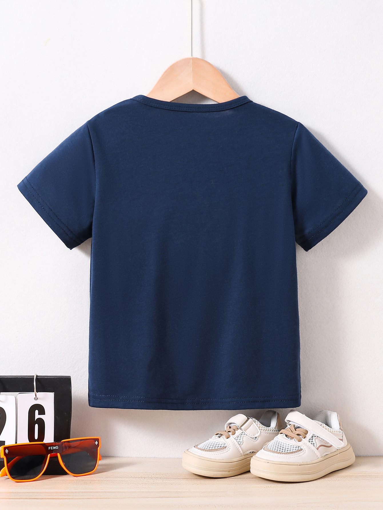 Mother&Kids Youth T-shirt letter-printed casual short-sleeved boy T-shirt summer children's wear_voghion.com