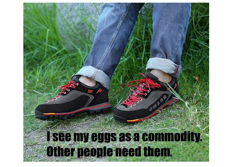Waterproof Hiking Men's Climbing Shoes Anti-collision Fashion Outdoor Casual Lace-up Sneakers_voghion.com