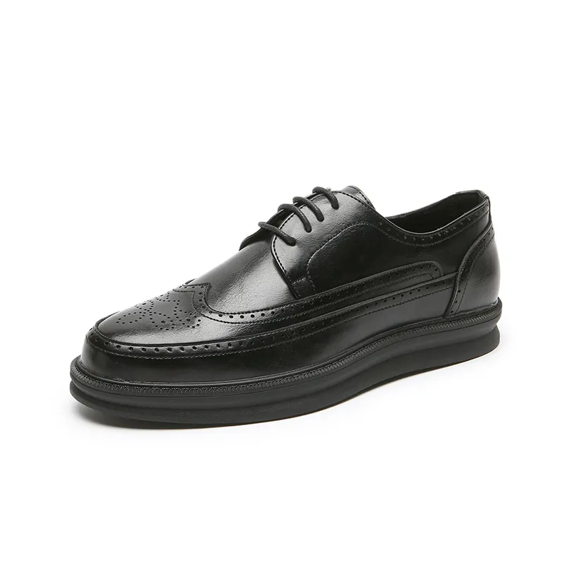 Heren Formele Witte Split Lederen Zakelijke Casual Schoenen Mode Man Jurk Kantoor Bruiloft Oxfords Mannelijk Comfortabel Schoeisel_voghion.com