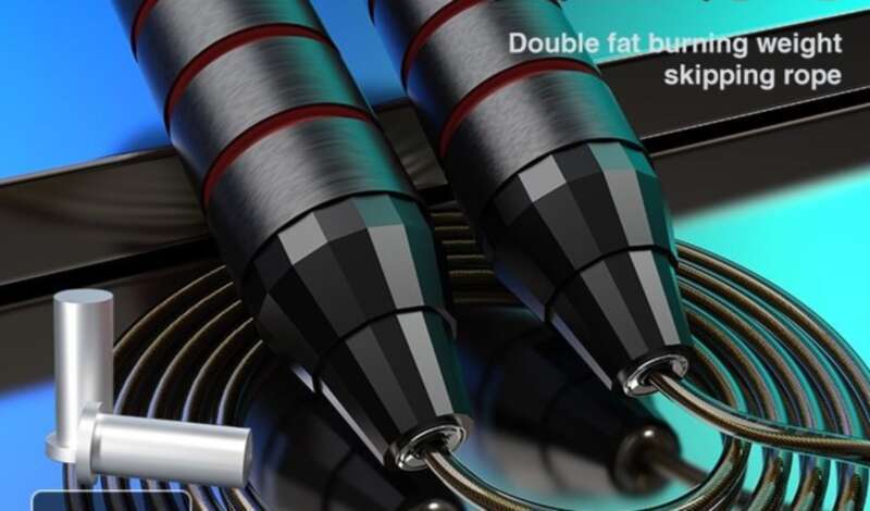 【 48000 Repurchases 】 Steel Wire Skipping Rope Adult Weight-bearing Fitness, Fat Burning, Weight Loss, And Slimming,_voghion.com