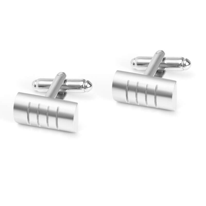 Nuevo y versátil conjunto de corbata de metal de color sólido, moderno conjunto de gemelos y clip para cuello de camisa para hombre_voghion.com
