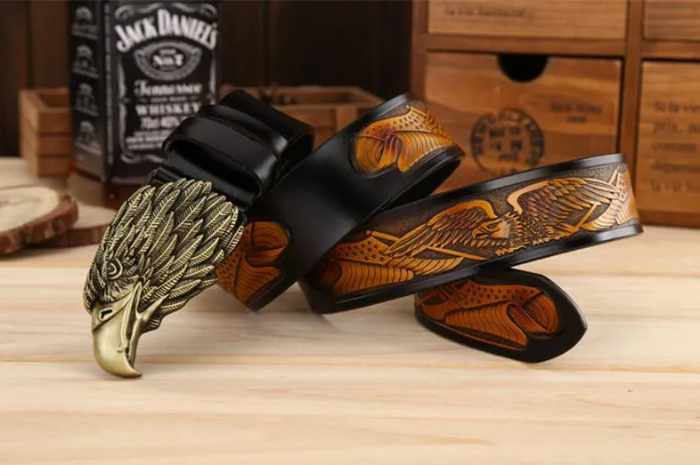 2023 Neie Rimm Groussen Designer fir Männer Koffer Eagle Buckle Männer a Fraen Tailleband Rëndleder Rimm_voghion.com