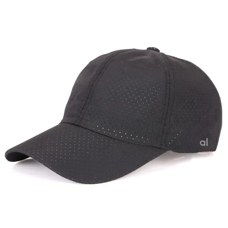 Versatile Baseball Cap Solid Color Letter Embroidered Yoga Designer Hat Spring/Summer Breathable Sunshade Trucker Hats_voghion.com
