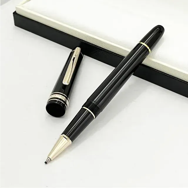 wholesale 163 Black Resin Rollerball Pen Ballpoint Pen High Quality School Office Writing Fountain Pens With_voghion.com