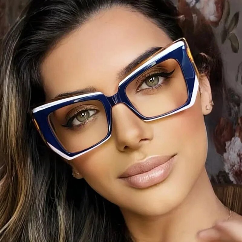 Cat Eye Blue Light Blocking Glasses For Women Computer Spectacles_voghion.com