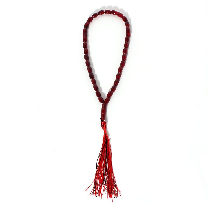 Bracciale con perle di preghiera musulmane ovale bicolore_voghion.com