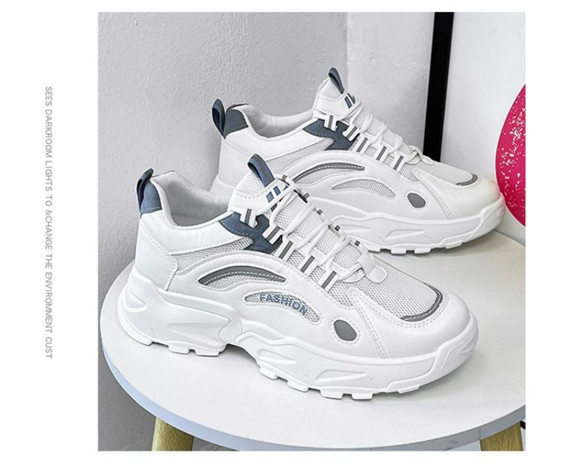 Meeste vabaaja spordijalatsid, mugavad ja moekad, õues kasutamiseks mõeldud nelja aastaaja kingad, meeste tossud, valged platvormiga paeltega tossud 2024. aastaks._voghion.com