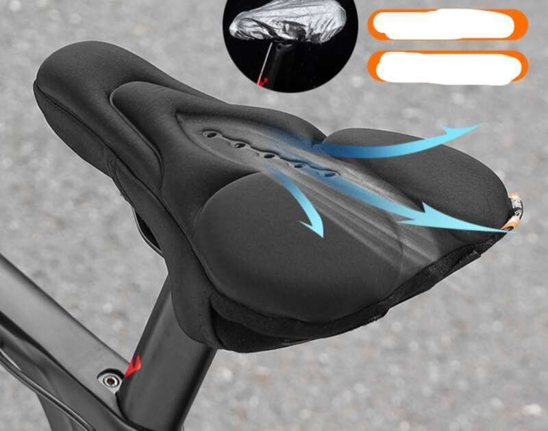 93% Positive Review Rate: Western Rider Cushion Memory Cotton Soft Cushion, Thickened Silicone Mountain Bike Seat Cover,_voghion.com